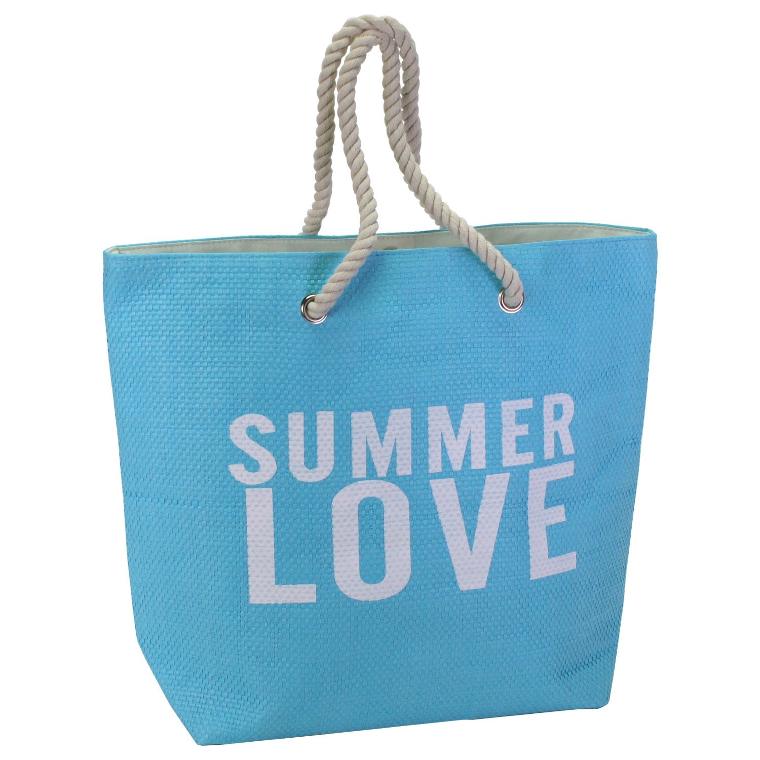 Strandtasche "Summer Love" blau