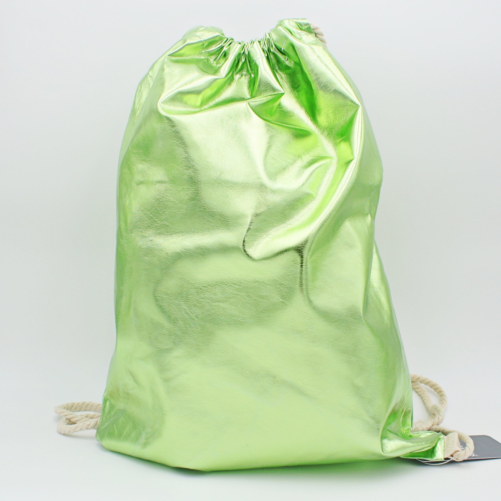 Hipster bag "Metallic", lime