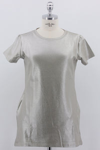 Longshirt "Glitzer", gold