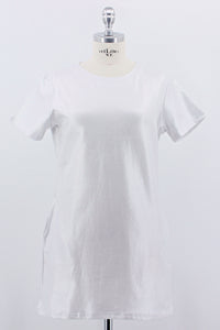 Longshirt "Glitzer", weiss