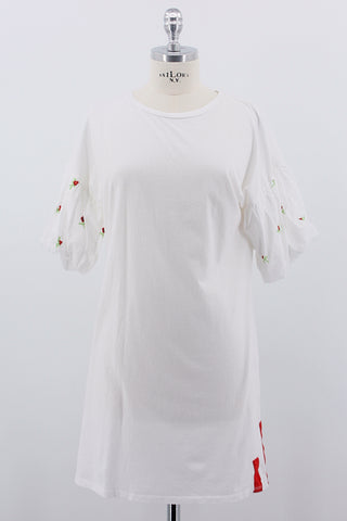 Longshirt "Nica", weiss