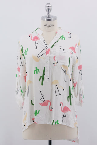 Bluse "Kaktus", Zwillingsherz