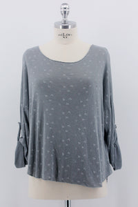 Shirt "Heart", grau