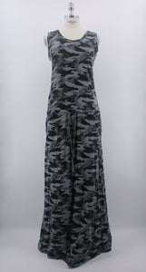 Kleid "Camouflage", grau