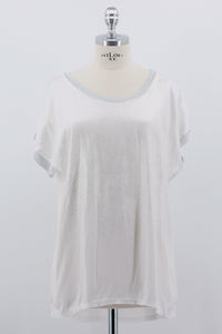 Shirt "Lurex", weiss