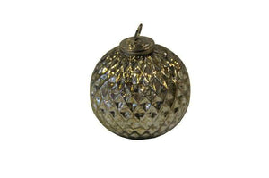 Glaskugel "Silver" 11cm