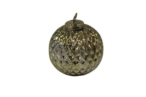 Glaskugel "Silver" 11cm