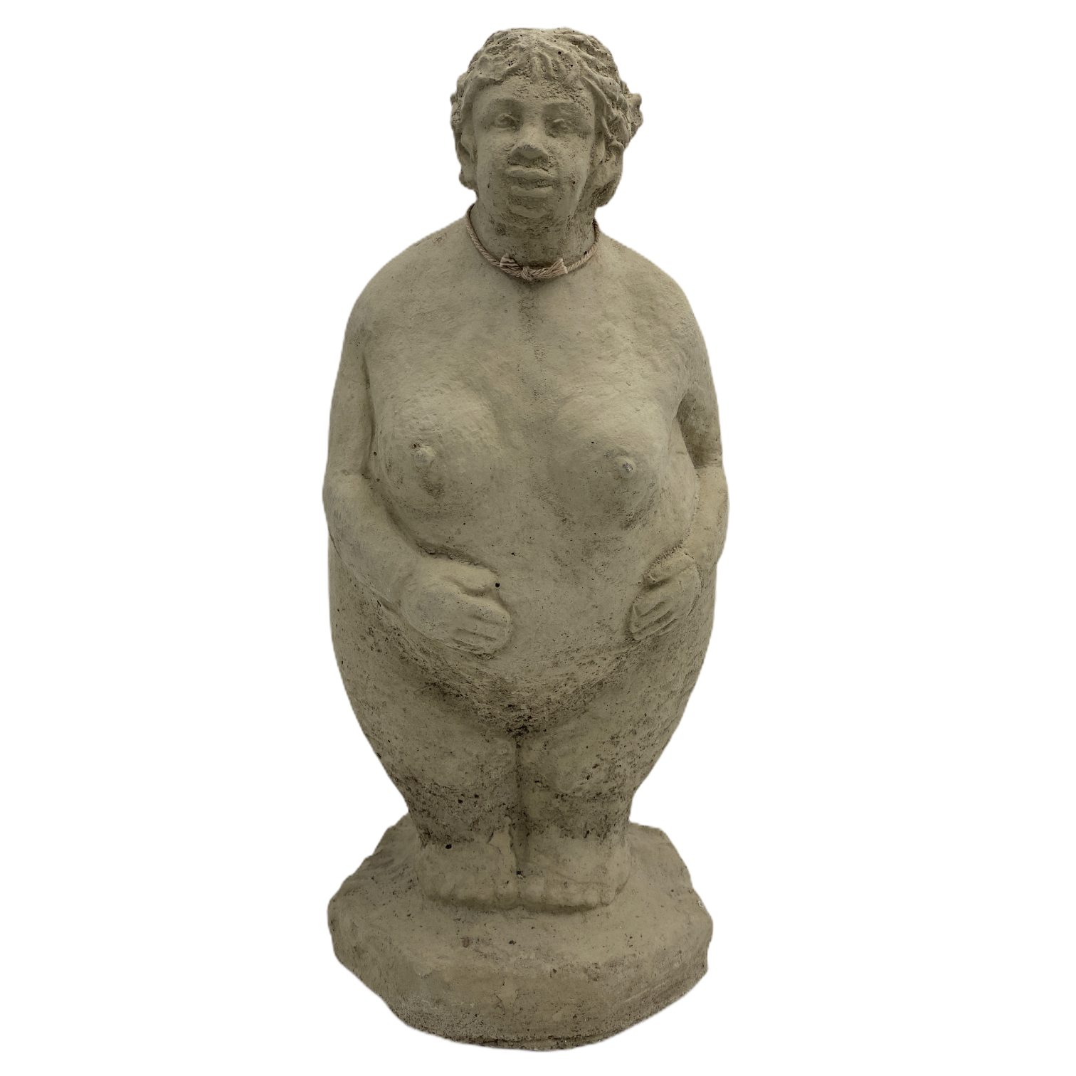 Beton Figur "Dicke Dame I" frostsicher