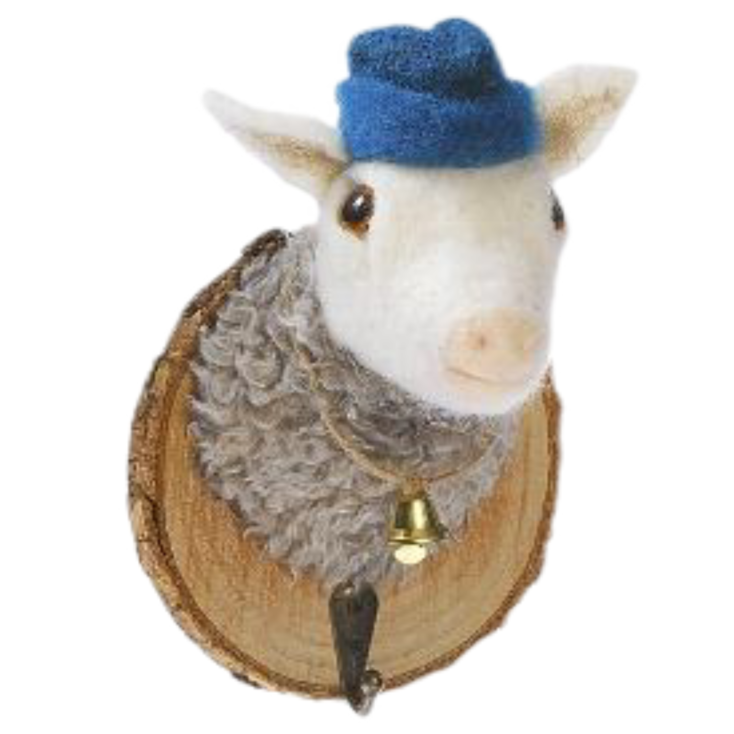 Filz Kleiderhaken Schaf mit Mütze