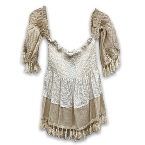 Bluse "Shoulder" natur