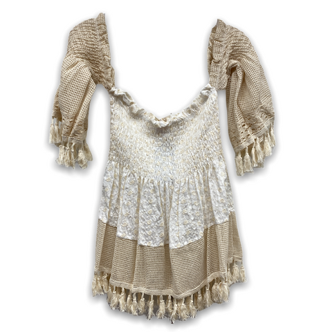 Bluse "Shoulder" natur