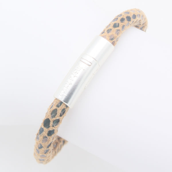 Armband "Just a Touch" Snake beige
