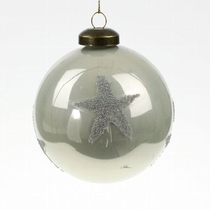 Kugel "Sterne" 8cm