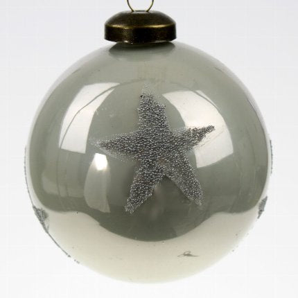Kugel "Sterne" 10cm