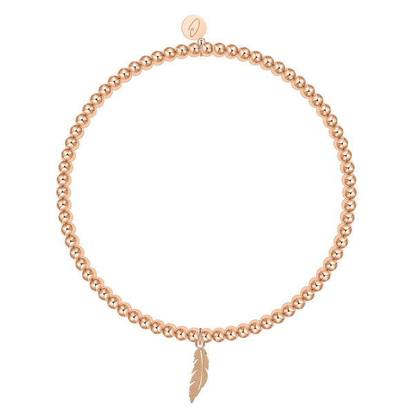 HCA Kugelarmband Feder rose