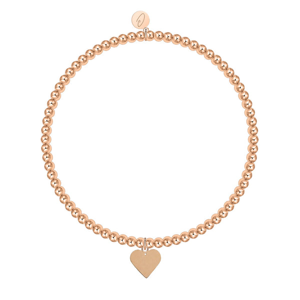 HCA Kugelarmband Herz rose