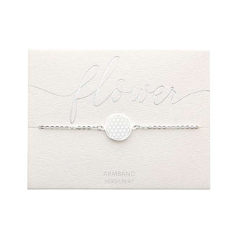 HCA Crystals Armband Love flower silber