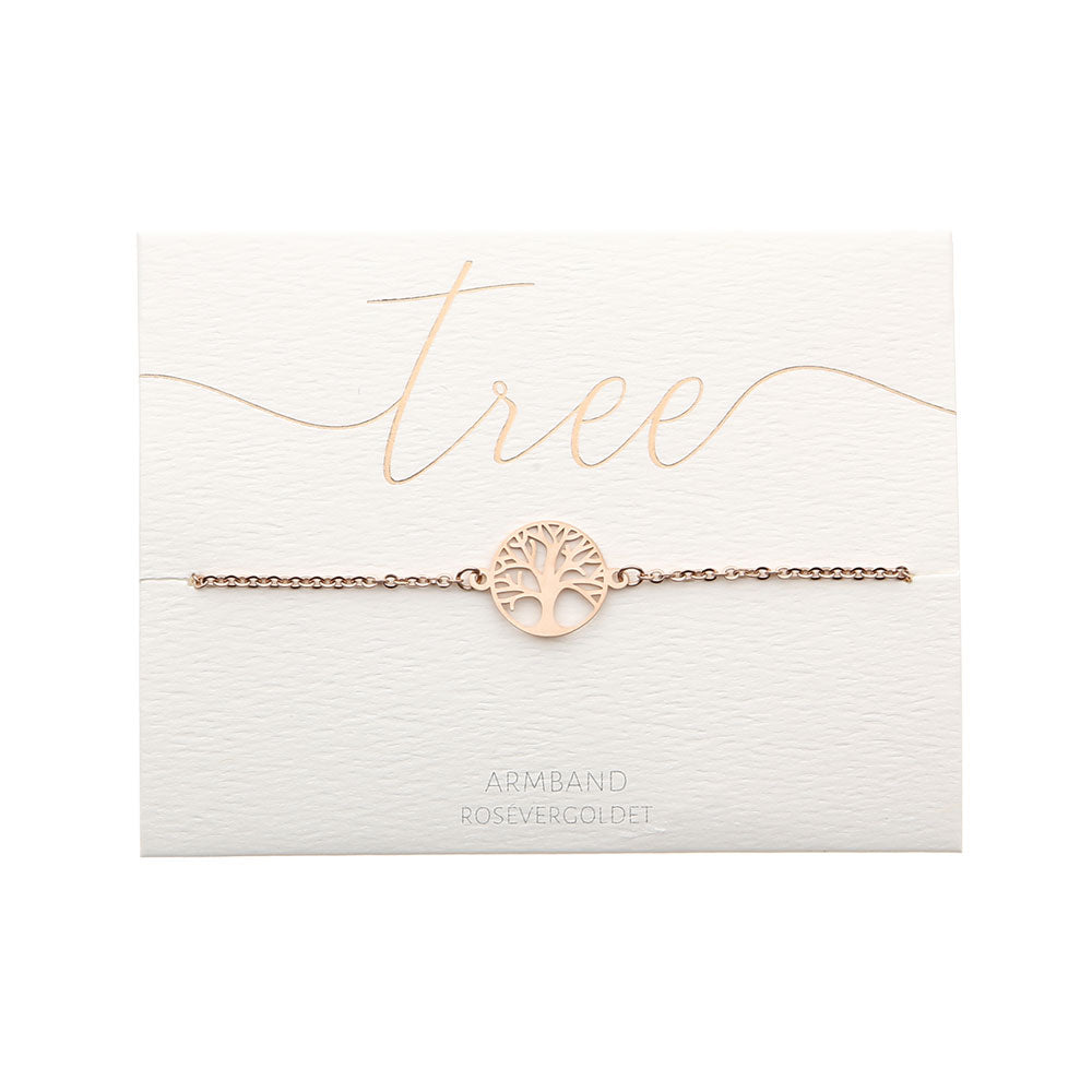 HCA Crystals Armband tree Baum des Lebens rose