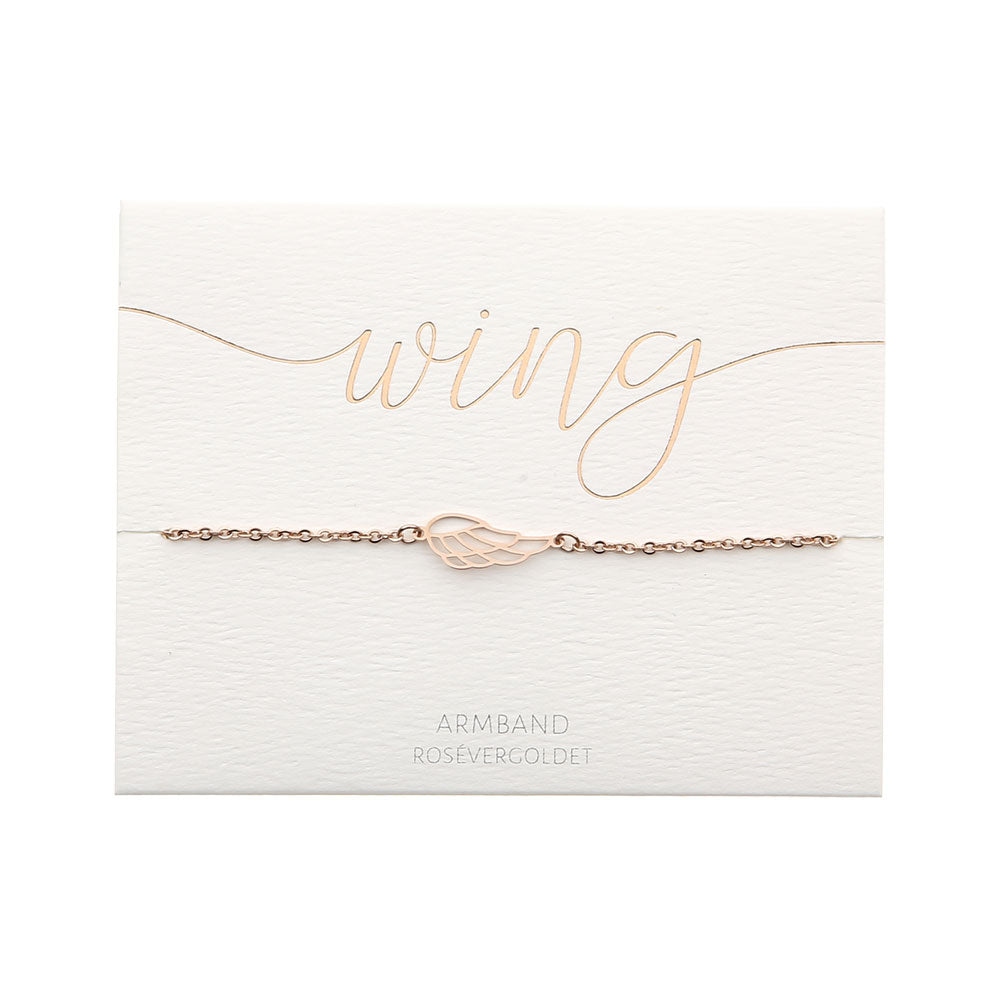HCA Crystals Armband wing Engelsflügel rose