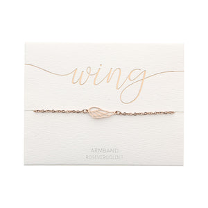 HCA Crystals Armband wing Engelsflügel rose