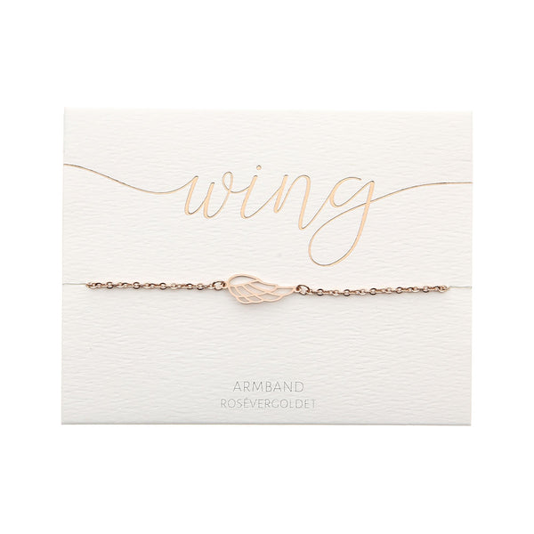 HCA Crystals Armband wing Engelsflügel rose