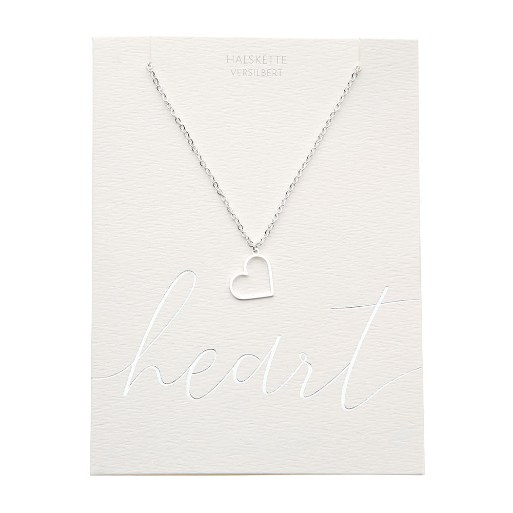 Kette heart Herz silber