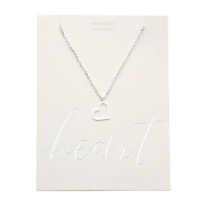 Kette heart Herz silber
