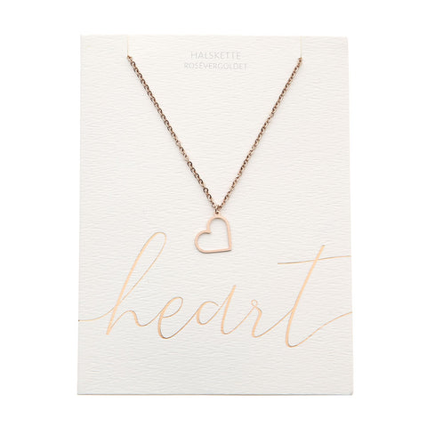 HCA Kette heart Herz rose