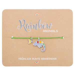 Kinder Armband Rainbow Chamäleon