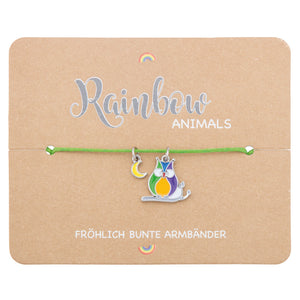 Kinder Armband Rainbow Eule