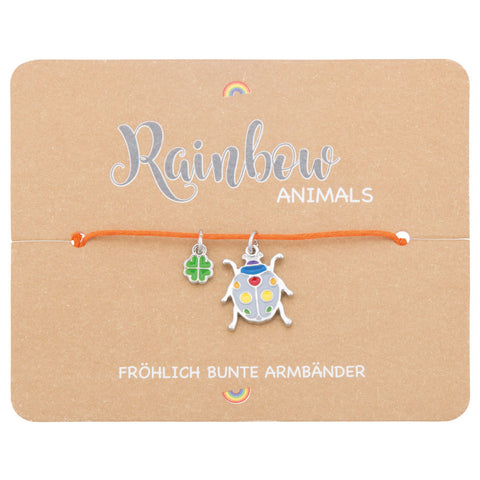 Kinder Armband Rainbow Marienäfer