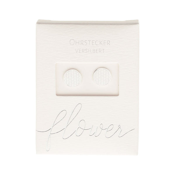 HCA Ohrstecker flower Blume des Lebens silber