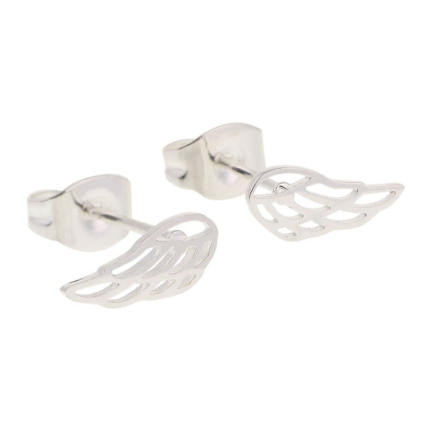HCA Ohrstecker wing Engelsflügel silber