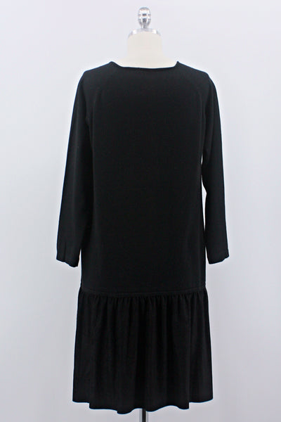 Kleid "Faltenrock" schwarz