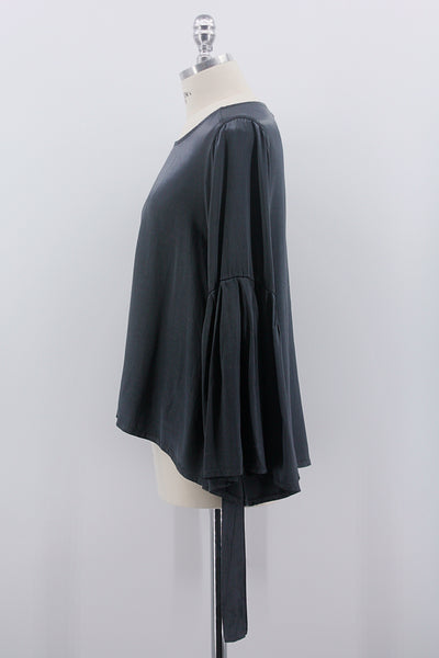 Bluse "Anthrazit Metallic"