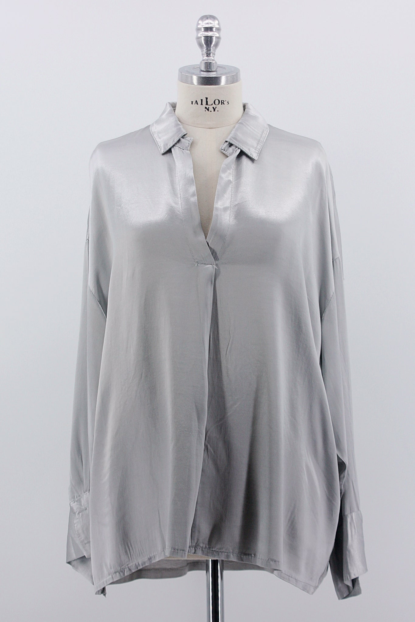 Bluse "Silver Metallic"