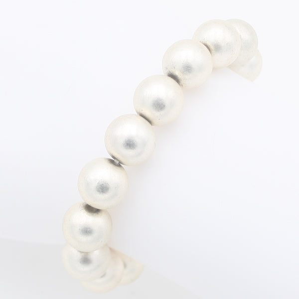 Perlenarmband "Perletti" 12mm silber