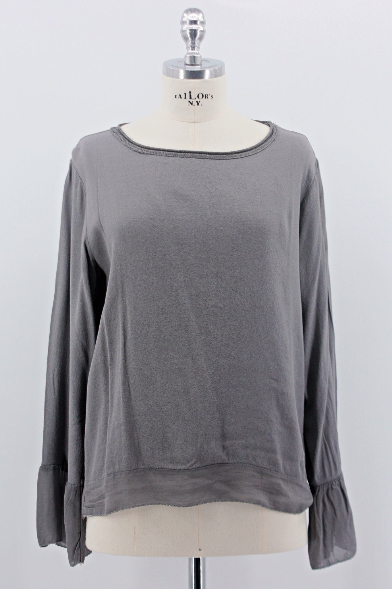 Bluse "Maglia" grau