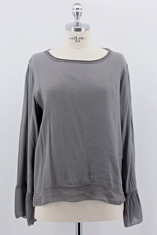 Bluse "Maglia" grau