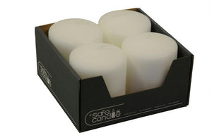 Stumpenkerze 100/80 weiss