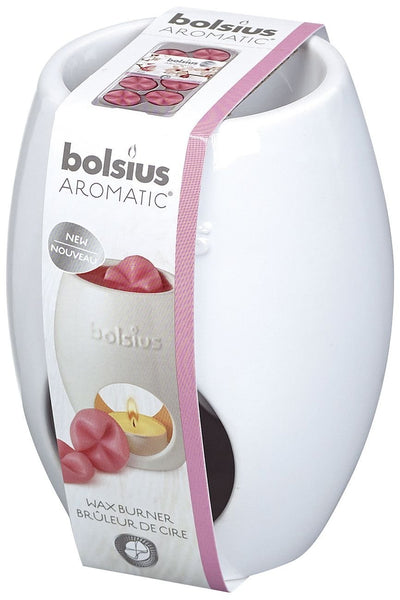 Bolsius Aromatic Duftlampe Elipse, oval weiss
