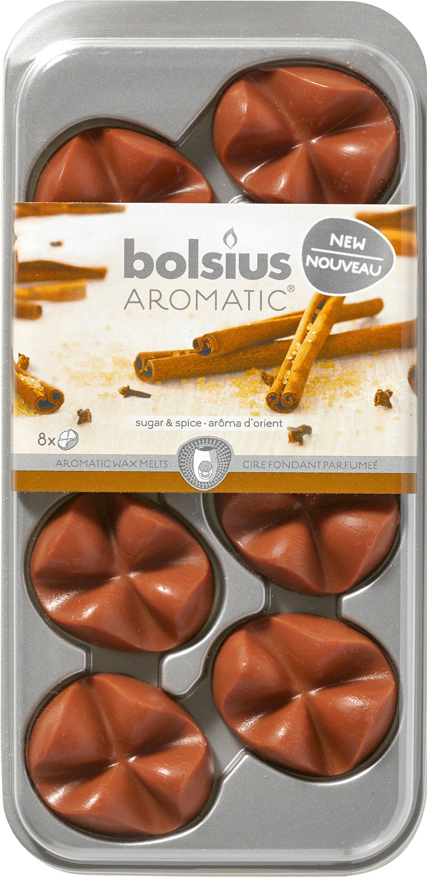 Bolsius Wax Melts, Zucker & Zimt