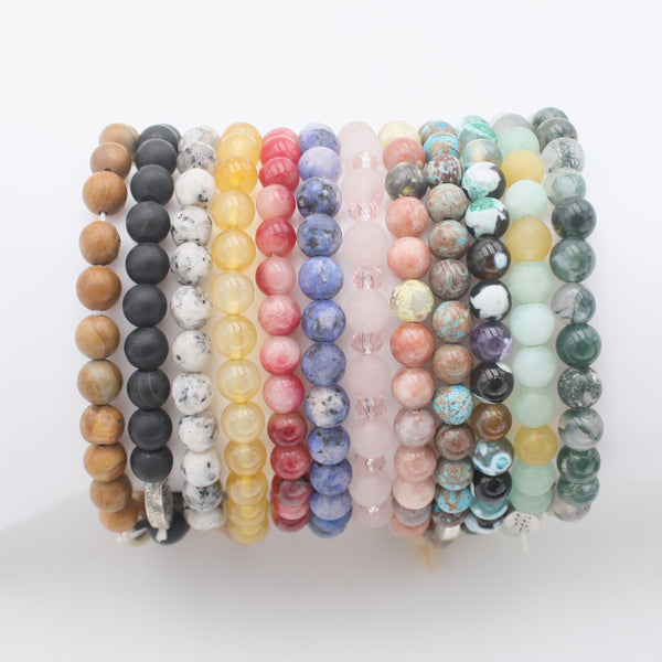 Armband "Steff" mit echten Steinperlen