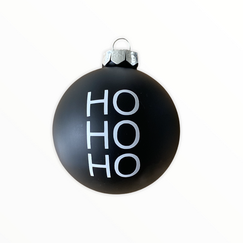 Christmas Ball "Ho Ho Ho" 10cm