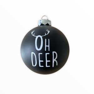 Christmas Ball "Oh Deer" 10cm