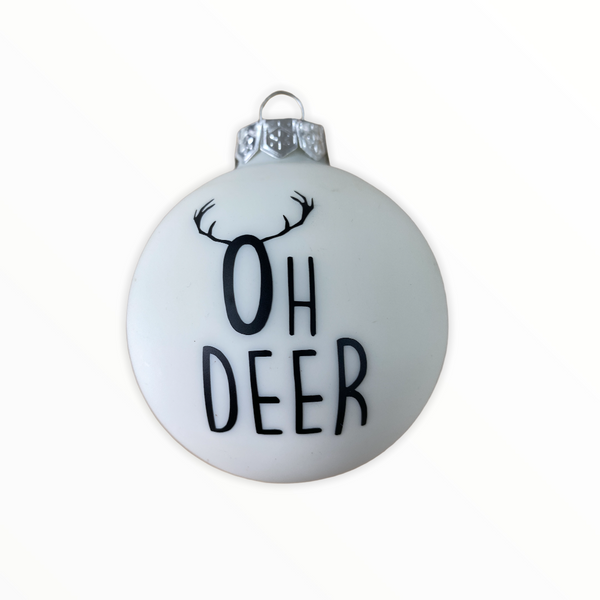 Christmas Ball "Oh Deer" 10cm