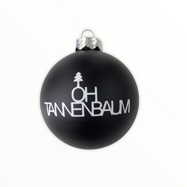 Christmas Ball "Oh Tannenbaum" 10cm