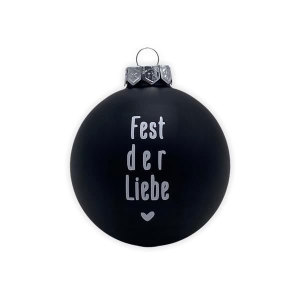 Christmas Ball "Fest der Liebe" 10cm