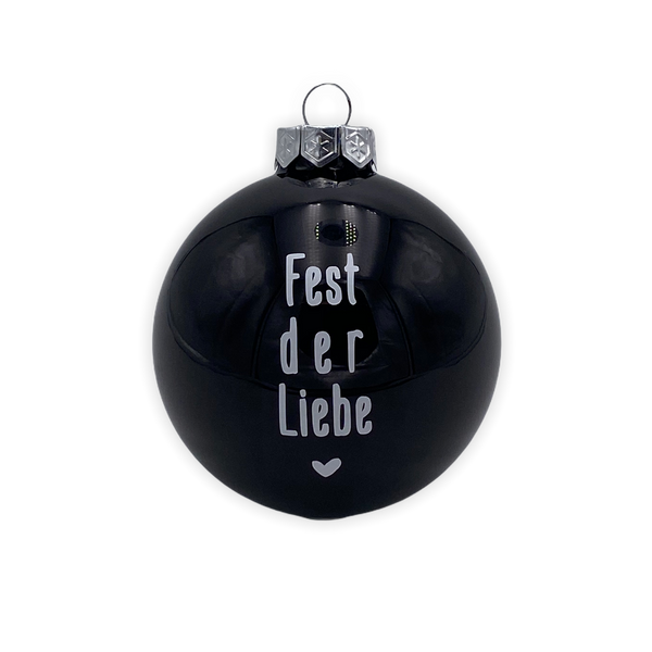 Christmas Ball "Fest der Liebe" 8cm