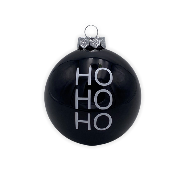 Christmas Ball "Ho Ho Ho" 8cm